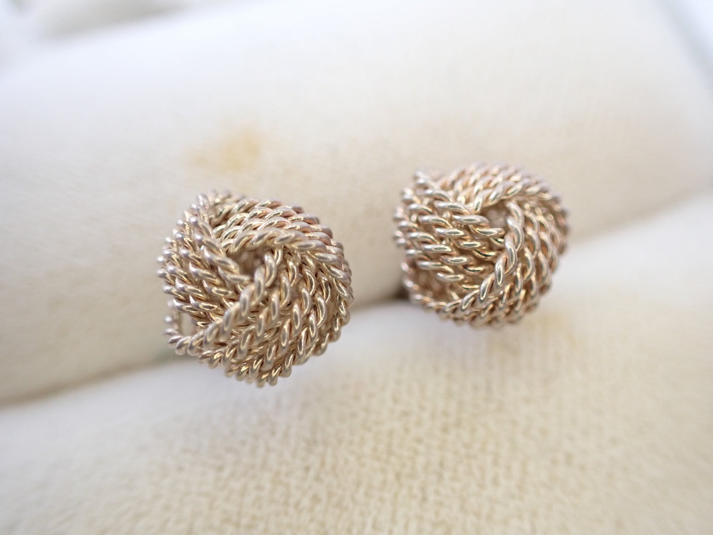 Tiffany & Co. Tiffany & Co. TIFFANY & Co. T&CO Somerset Twisted Knot Stud Earrings AG925 Earrings