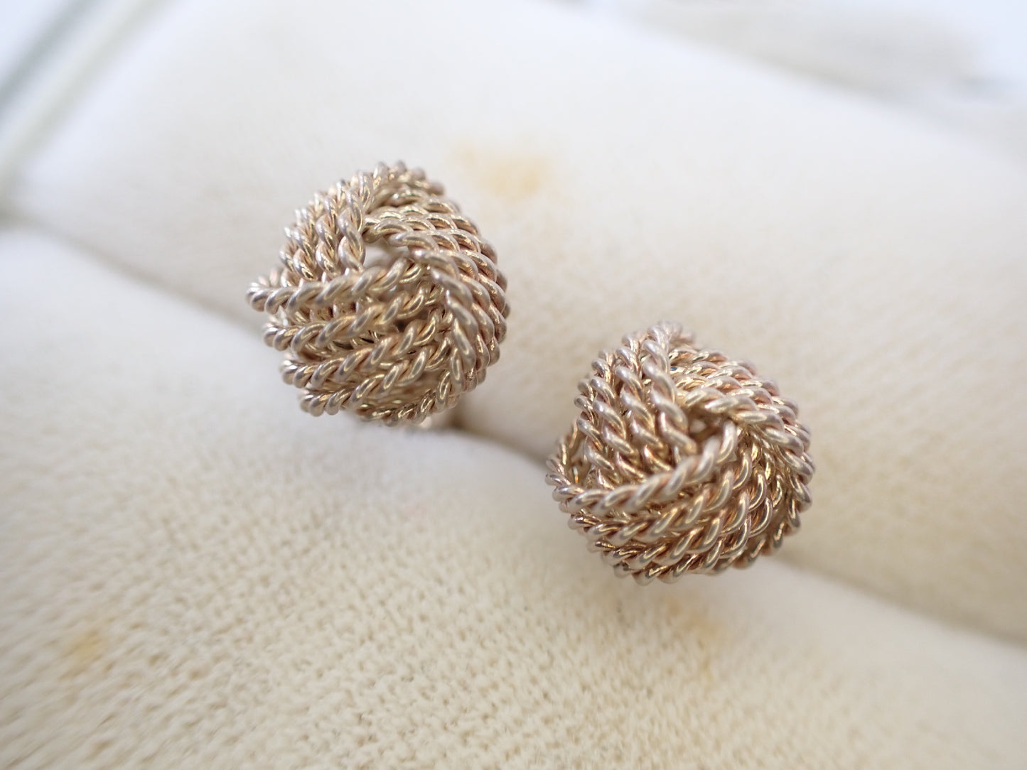 Tiffany & Co. Tiffany & Co. TIFFANY & Co. T&CO Somerset Twisted Knot Stud Earrings AG925 Earrings