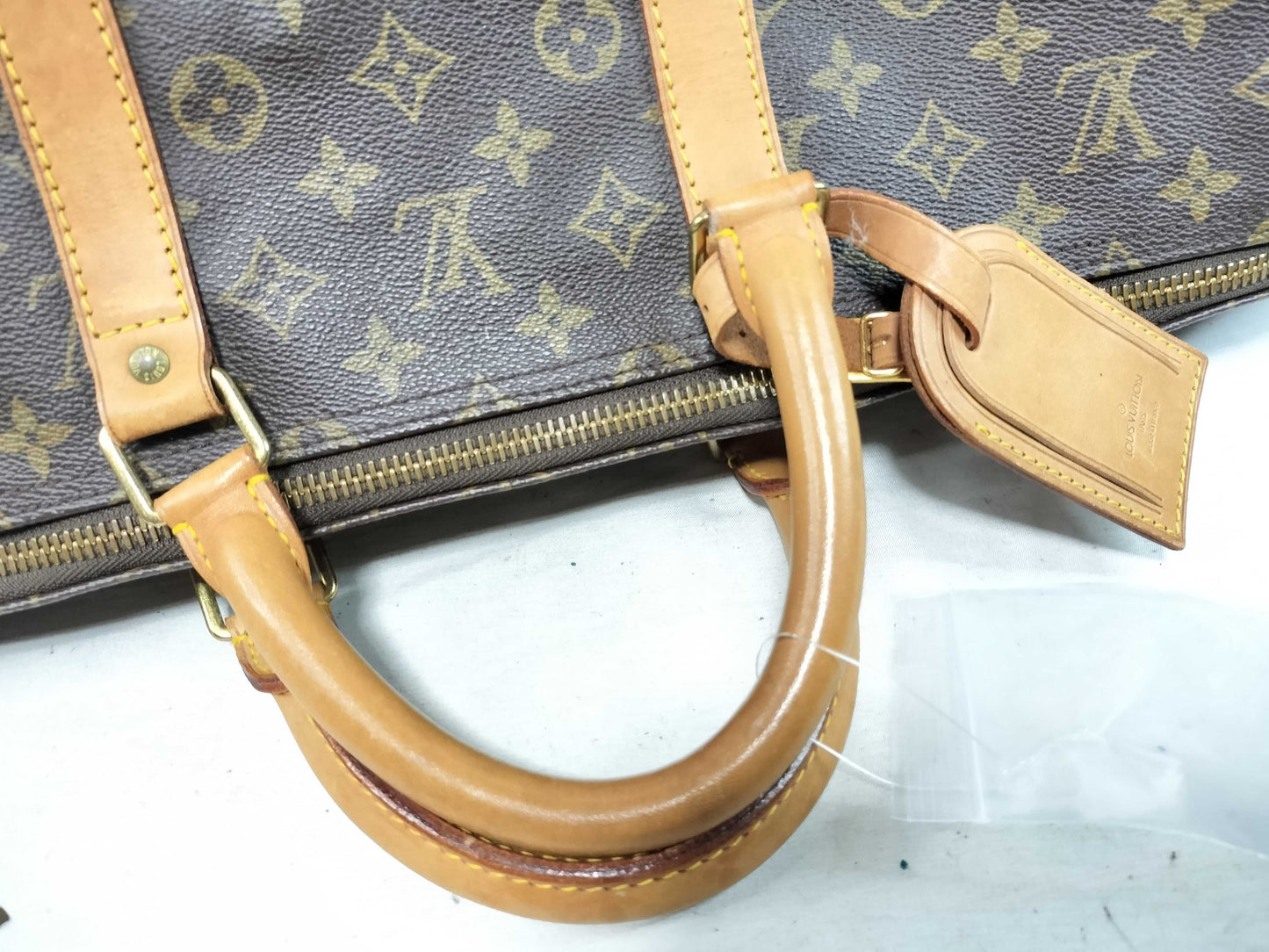 LOUIS VUITTON Monogram Keepall 55 Boston Bag