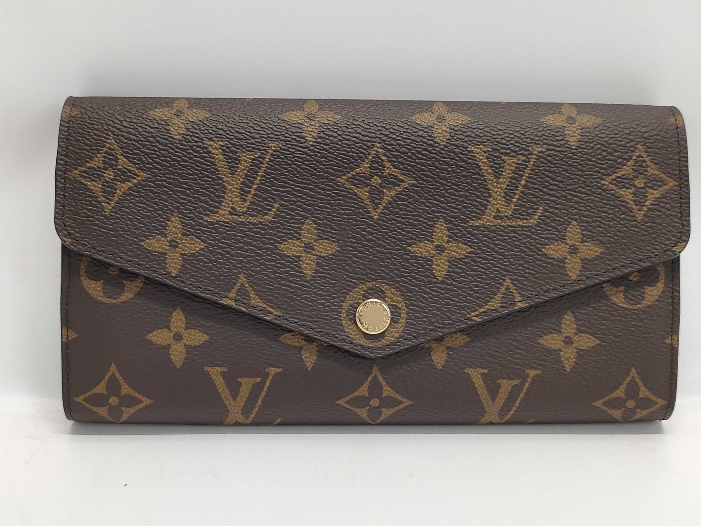 LOUIS VUITTON Monogram Portefeuille Sarah with IC Chip, Dust Bag and Box, M62234 Wallet