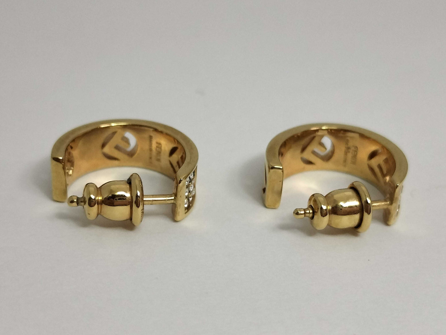 FENDI GP Hoop Earrings