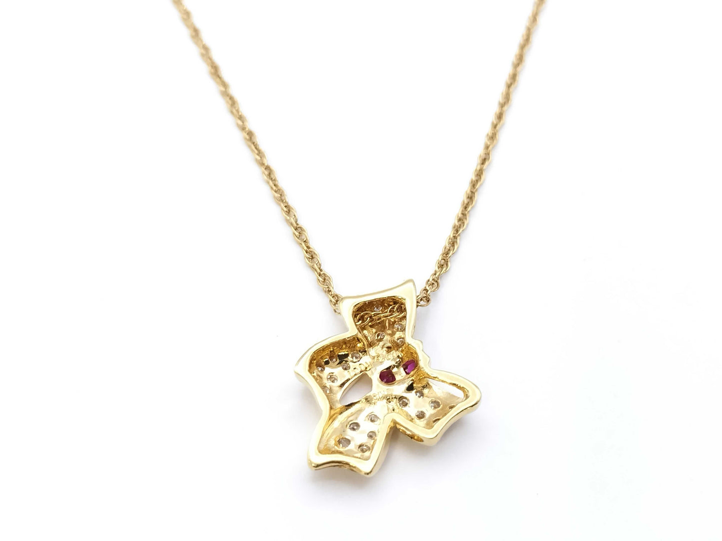 R0.07ct D0.20ct K18 5.5g Necklace