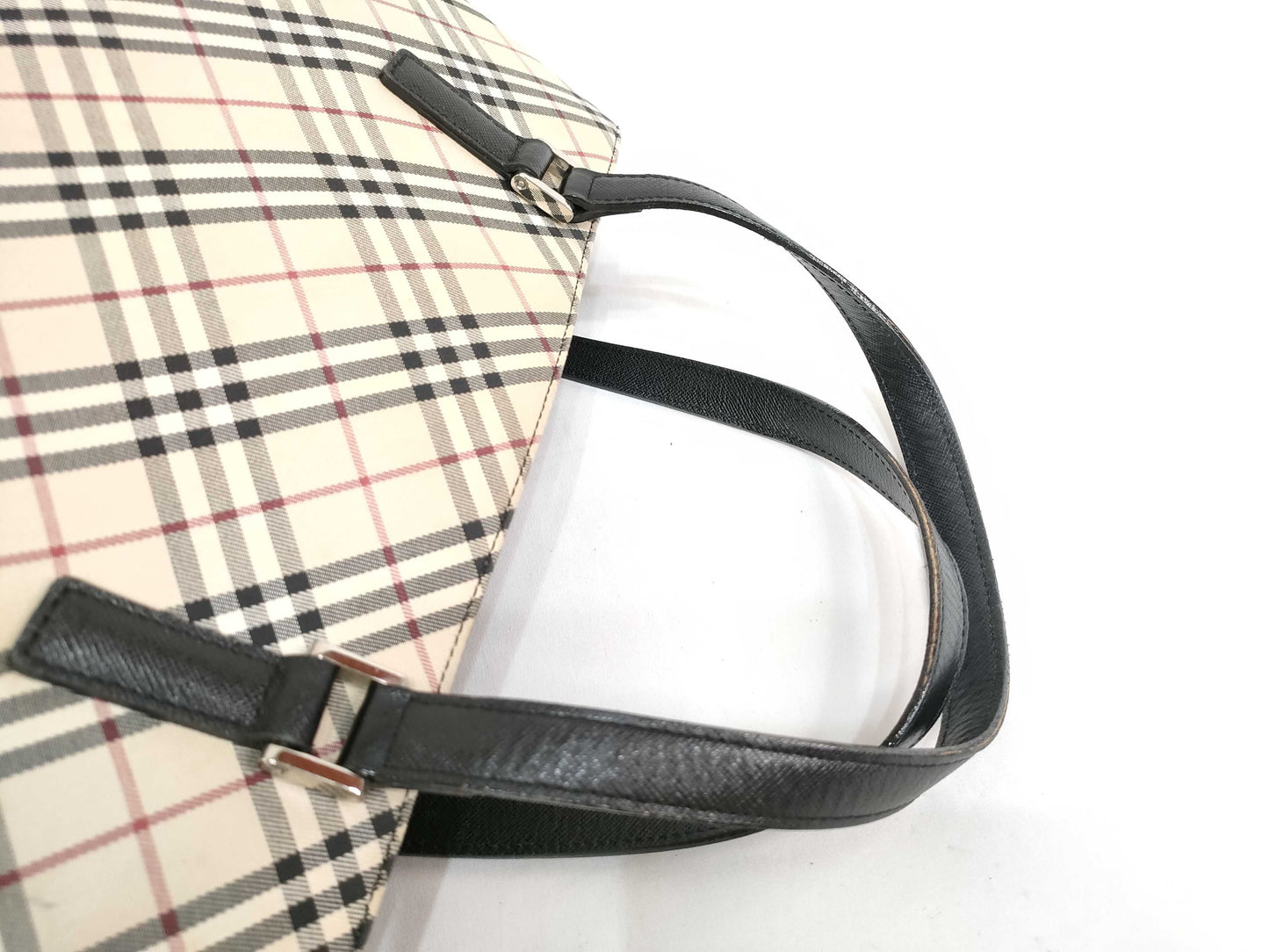 BURBERRY Nova Check Tote Bag Handbag