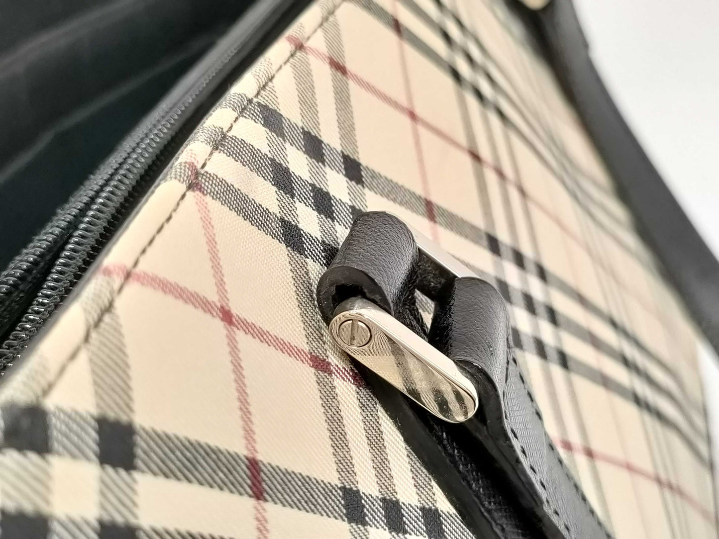 BURBERRY Nova Check Tote Bag Handbag