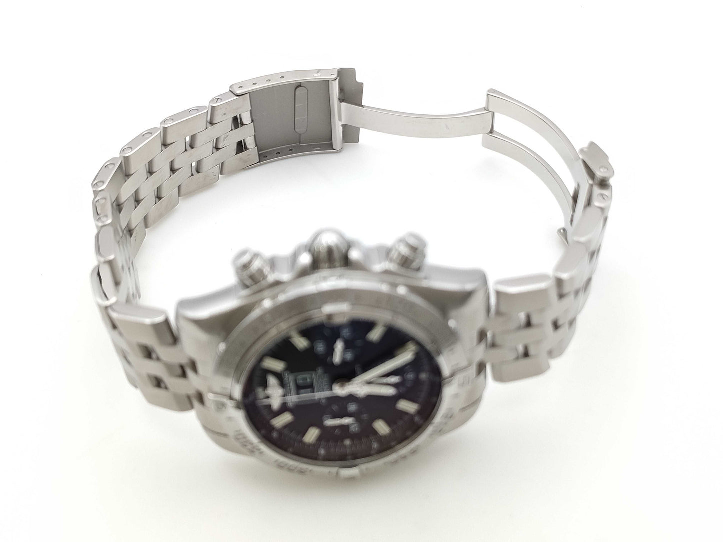 BREITLING Chronomat Blackbird A44359 2366867 SS AT Black Dial Men's Watch