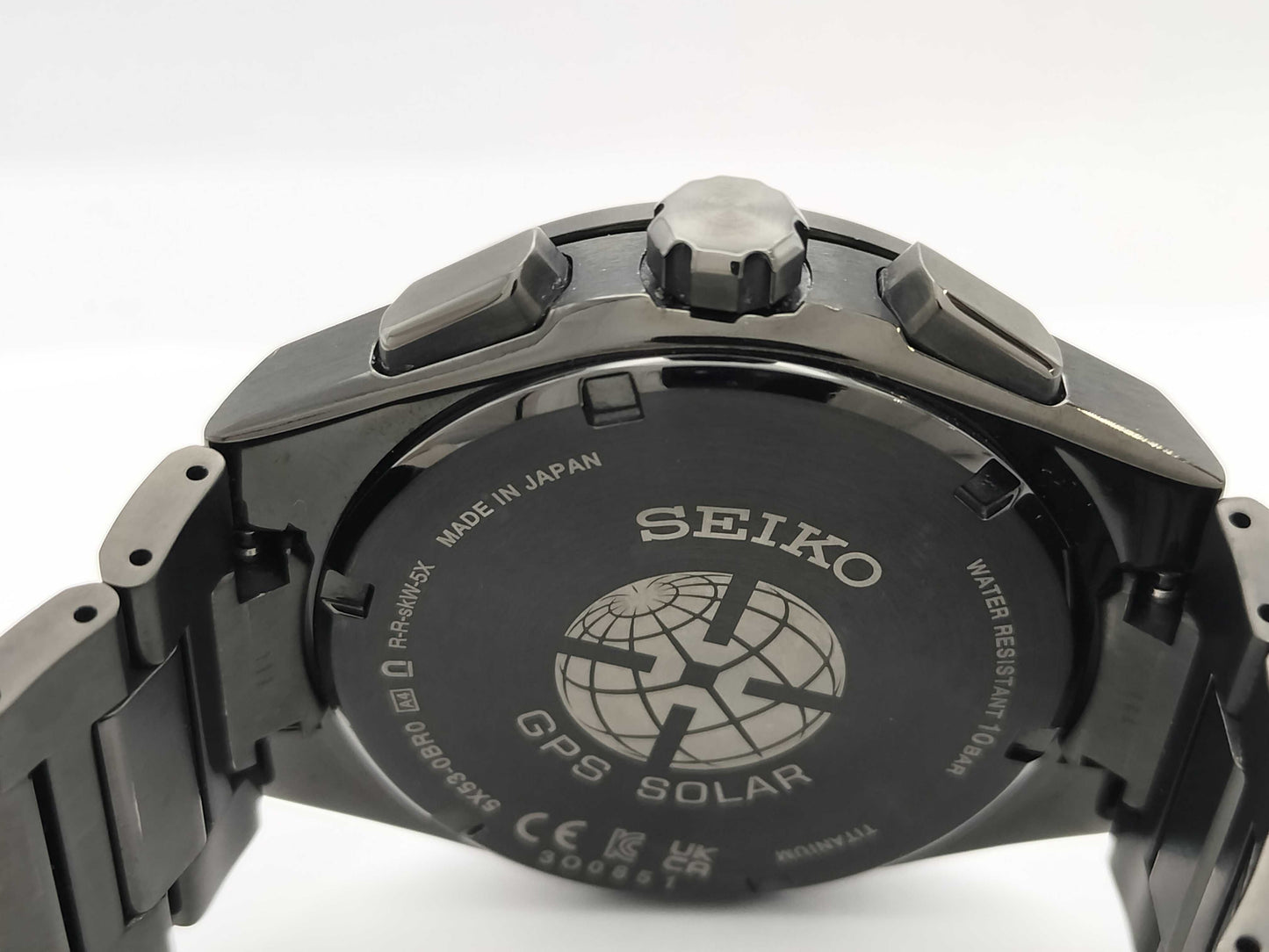 SEIKO Astron SBXC147 5X53-0BR0 3O0851 Solar TI Black Dial Men's Watch