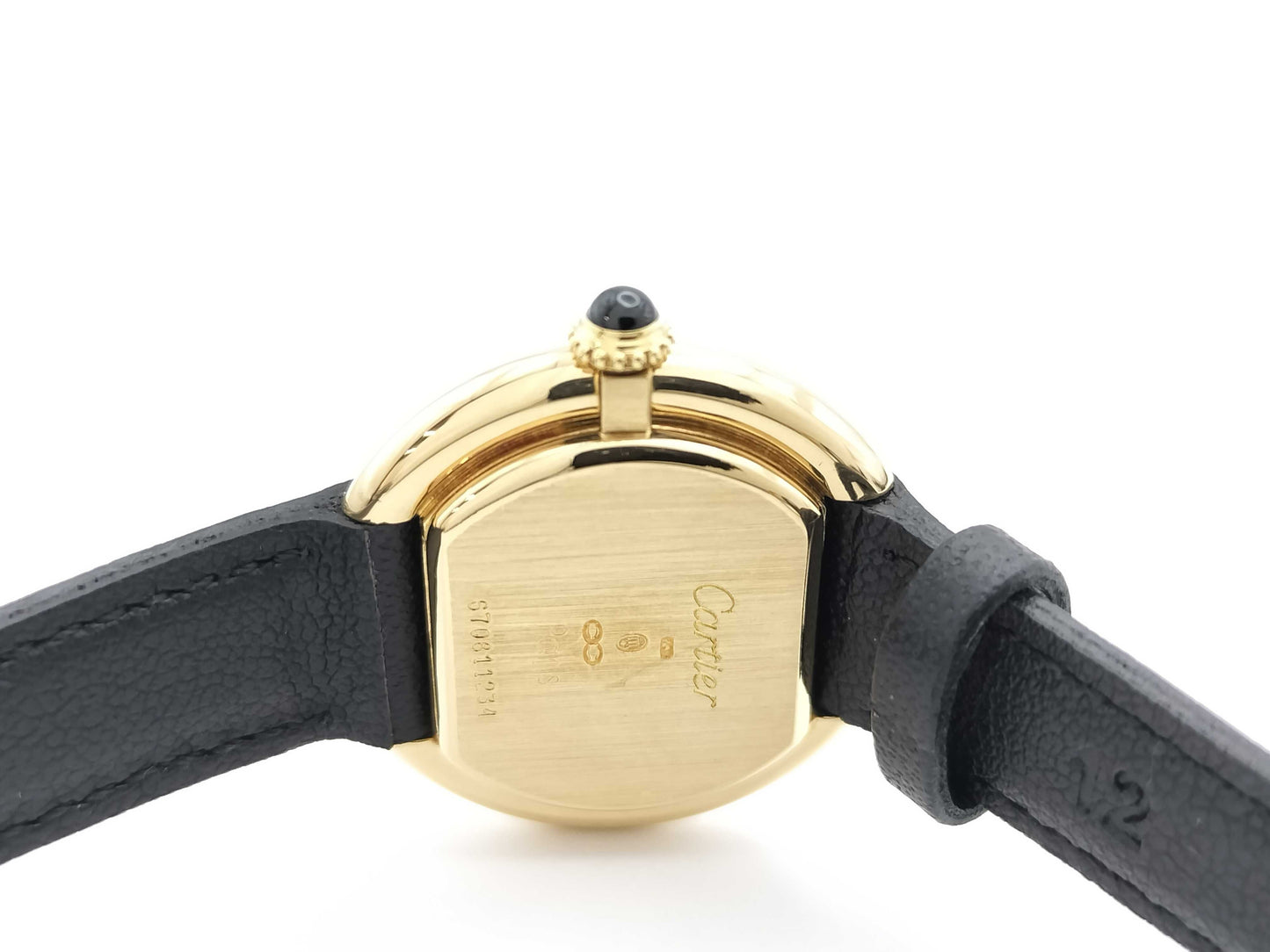 Cartier Ellipse 81974053 670811234 Manual Winding PARIS Dial 18K Gold Unmoving Women's Watch