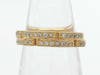 Cartier Maillon Panthère #49 Half Diamond PG Au750 5.5g Ring