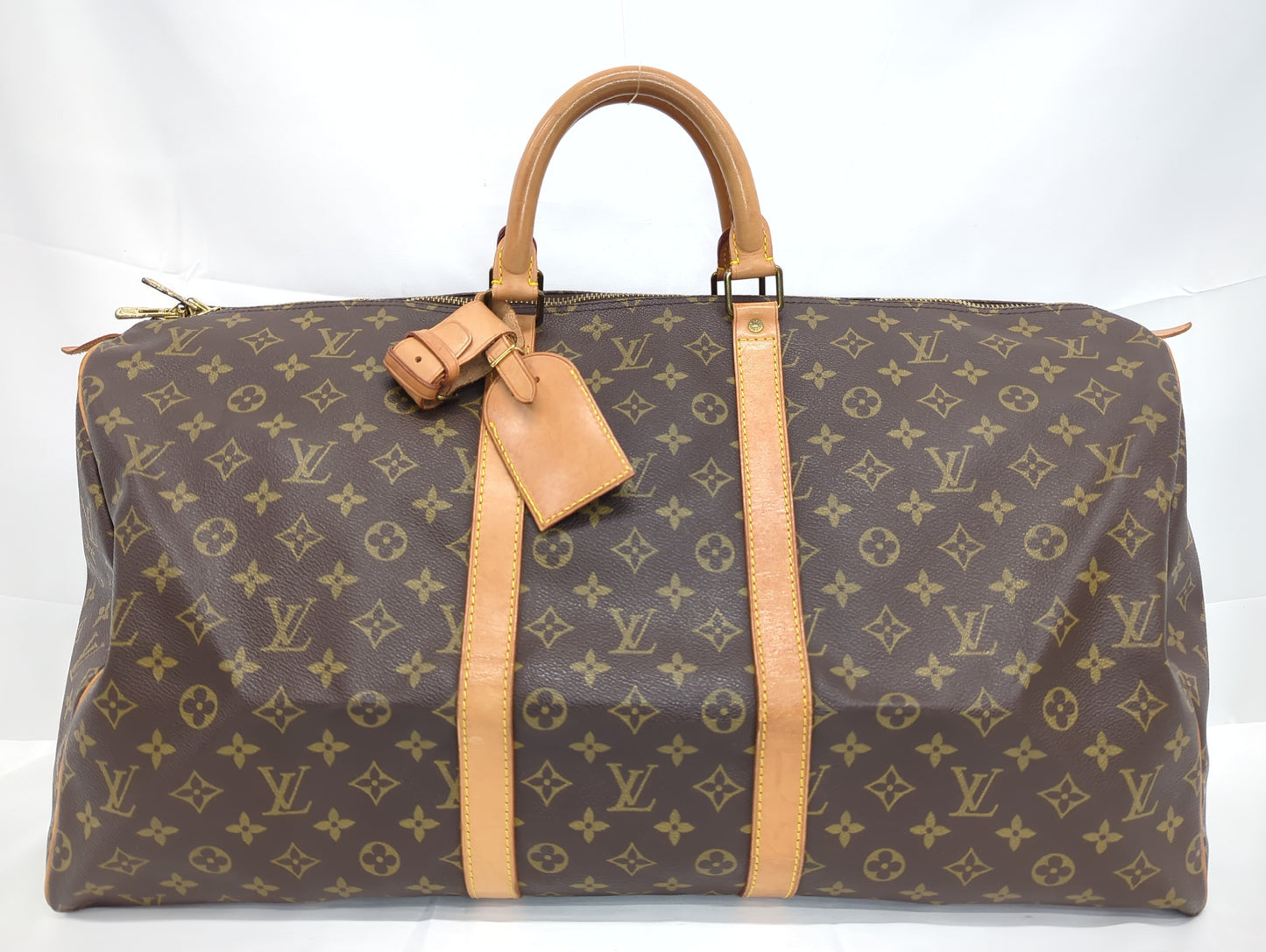 LOUIS VUITTON M41424 Monogram Keepall 55 Boston Bag