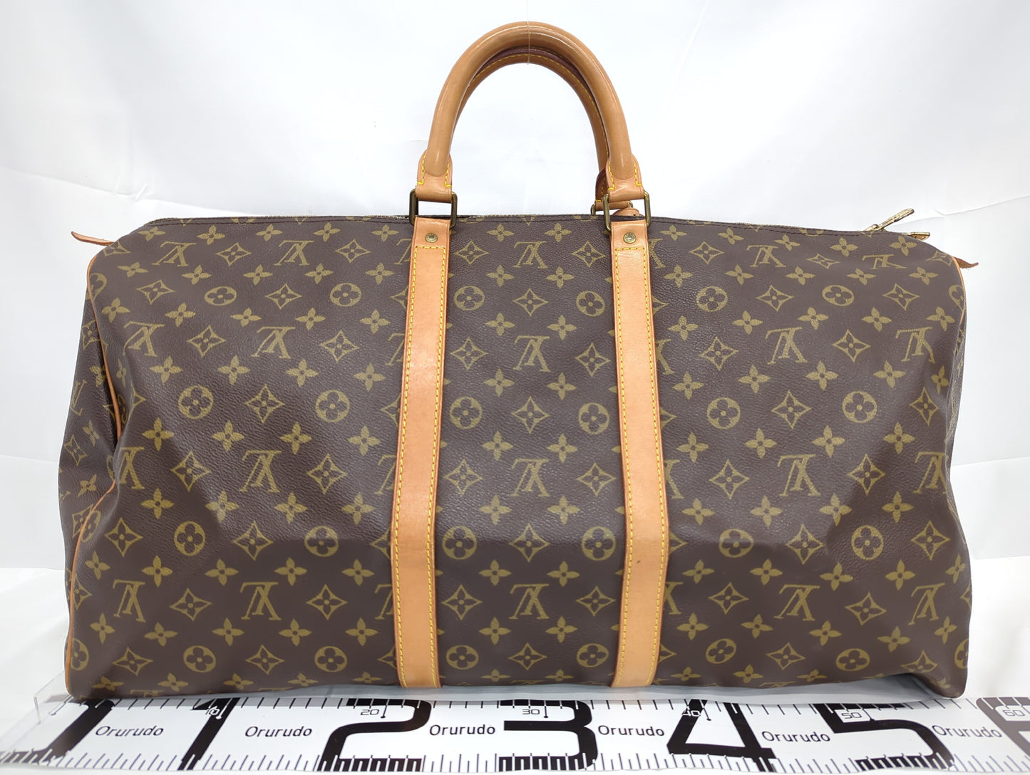 LOUIS VUITTON M41424 Monogram Keepall 55 Boston Bag