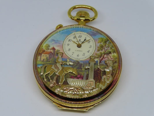 Pocket hand-wound pocket watch