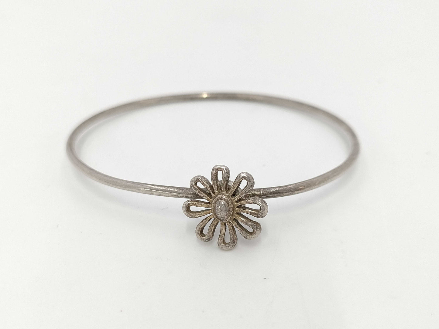 Tiffany & Co. Tiffany & Co. Tiffany & Co. Tiffany Flower Sterling Silver 925 Bangle Bracelet/Bangle