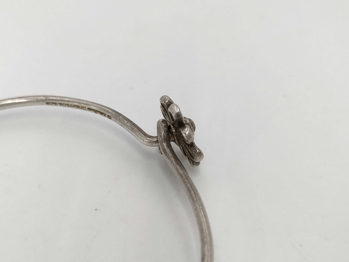 Tiffany & Co. Tiffany & Co. Tiffany & Co. Tiffany Flower Sterling Silver 925 Bangle Bracelet/Bangle