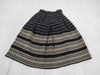 COMME des GARCONS COMME de GARCONS COMME de GARCONS COMME des GARCONS Early Archive AD1989 Wool Striped All-Over Print Flared Skirt Black Size M Skirt
