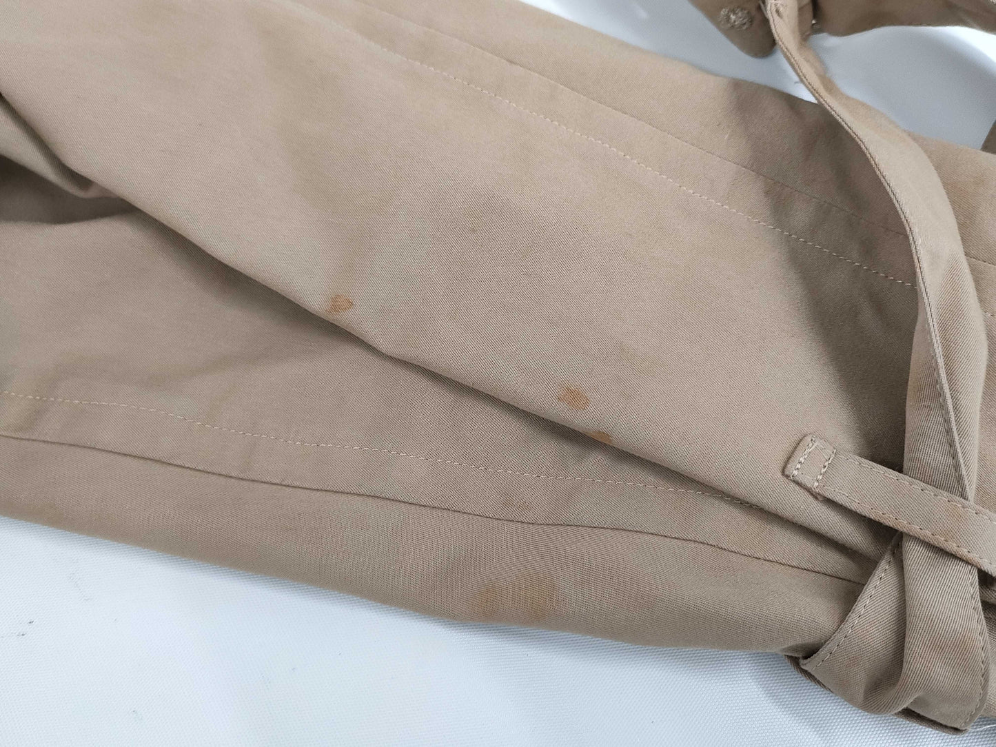 COMME des GARCONS COMME de GARCONS COMME de GARCONS Comme des Garçons Early Archive AD1991 Modified Short Trench Coat Beige Coat