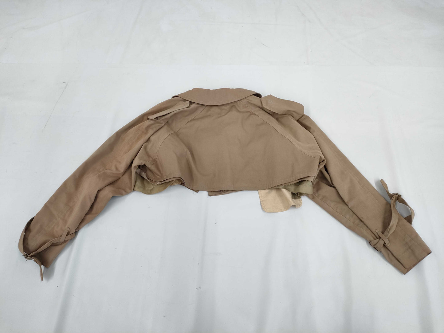 COMME des GARCONS COMME de GARCONS COMME de GARCONS Comme des Garçons Early Archive AD1991 Modified Short Trench Coat Beige Coat