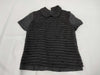 COMME des GARCONS COMME de GARCONS COMME de GARCONS COMME de GARCONS Early Archive AD2006 Velour Border Sleeveless Top Blouse Black Size M