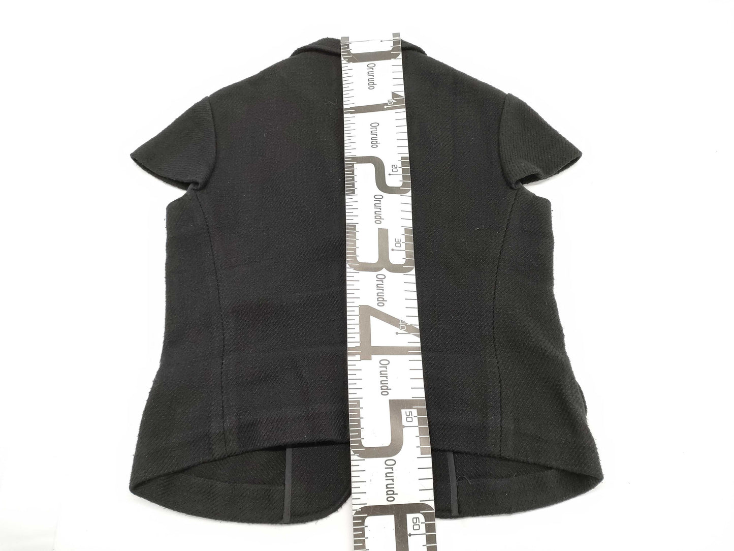 Ys Yohji Yamamoto 2/4 Sleeve Single Breasted Jacket, Black, Size 2