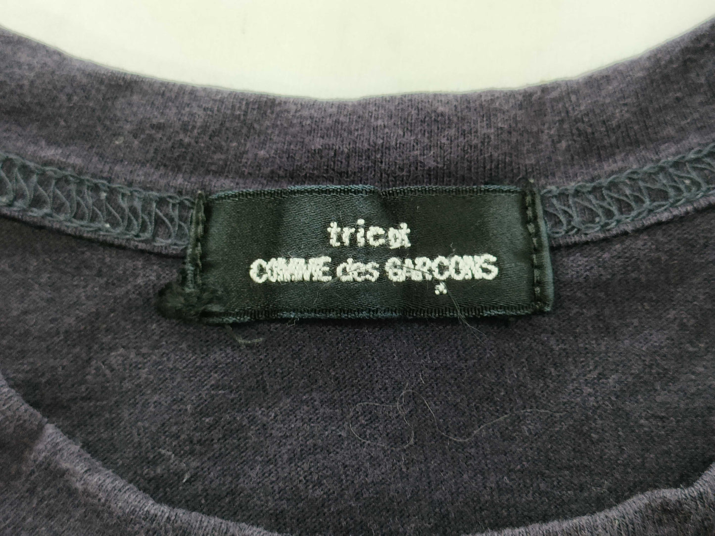 COMME des GARCONS toricot COMME des GARCONS early archive long-sleeved t-shirt navy top