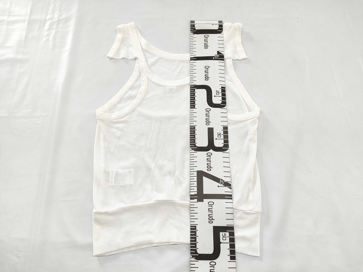Ys Yohji Yamamoto Sleeveless Tank Top, White, Size 3, Tops