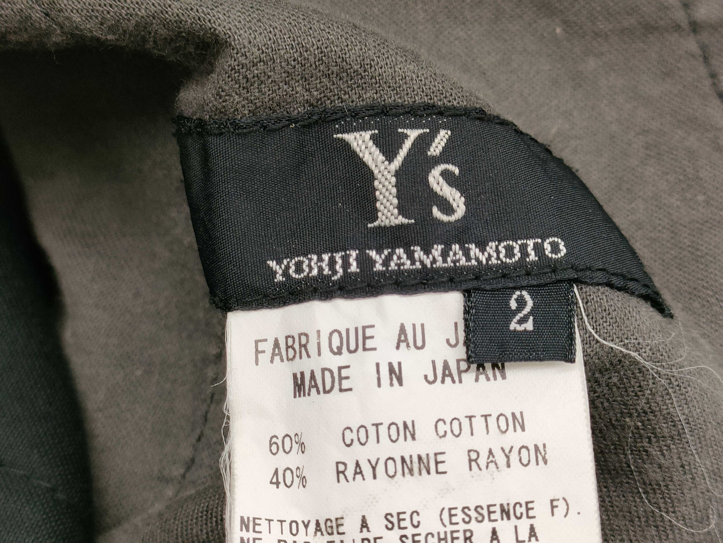 Ys Yohji Yamamoto Cotton Shorts Size 2