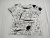 Ys Yohji Yamamoto All-Over Print T-Shirt, Short Sleeve, White, Size 2