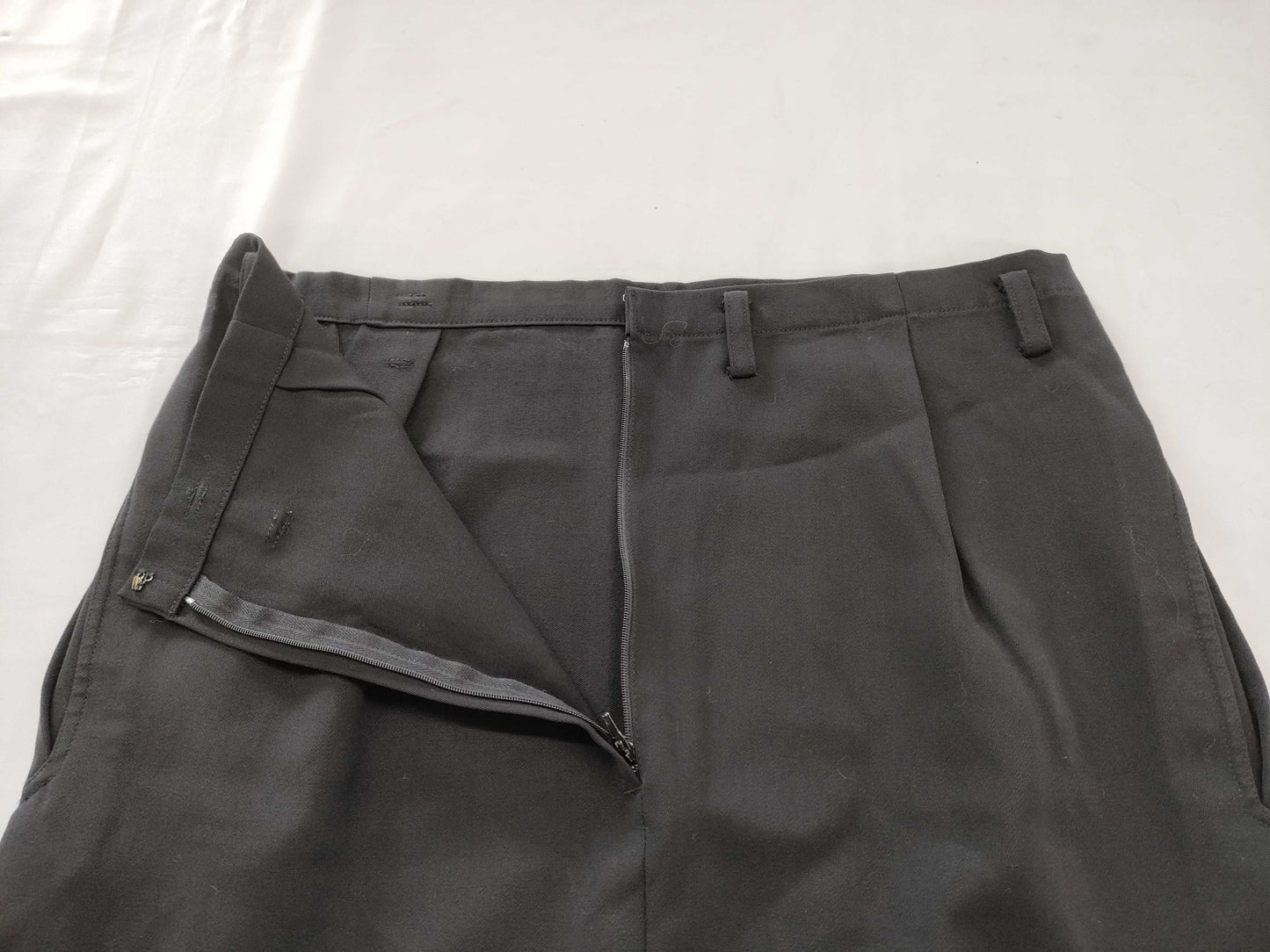 Ys Yohji Yamamoto wool tight long skirt in black