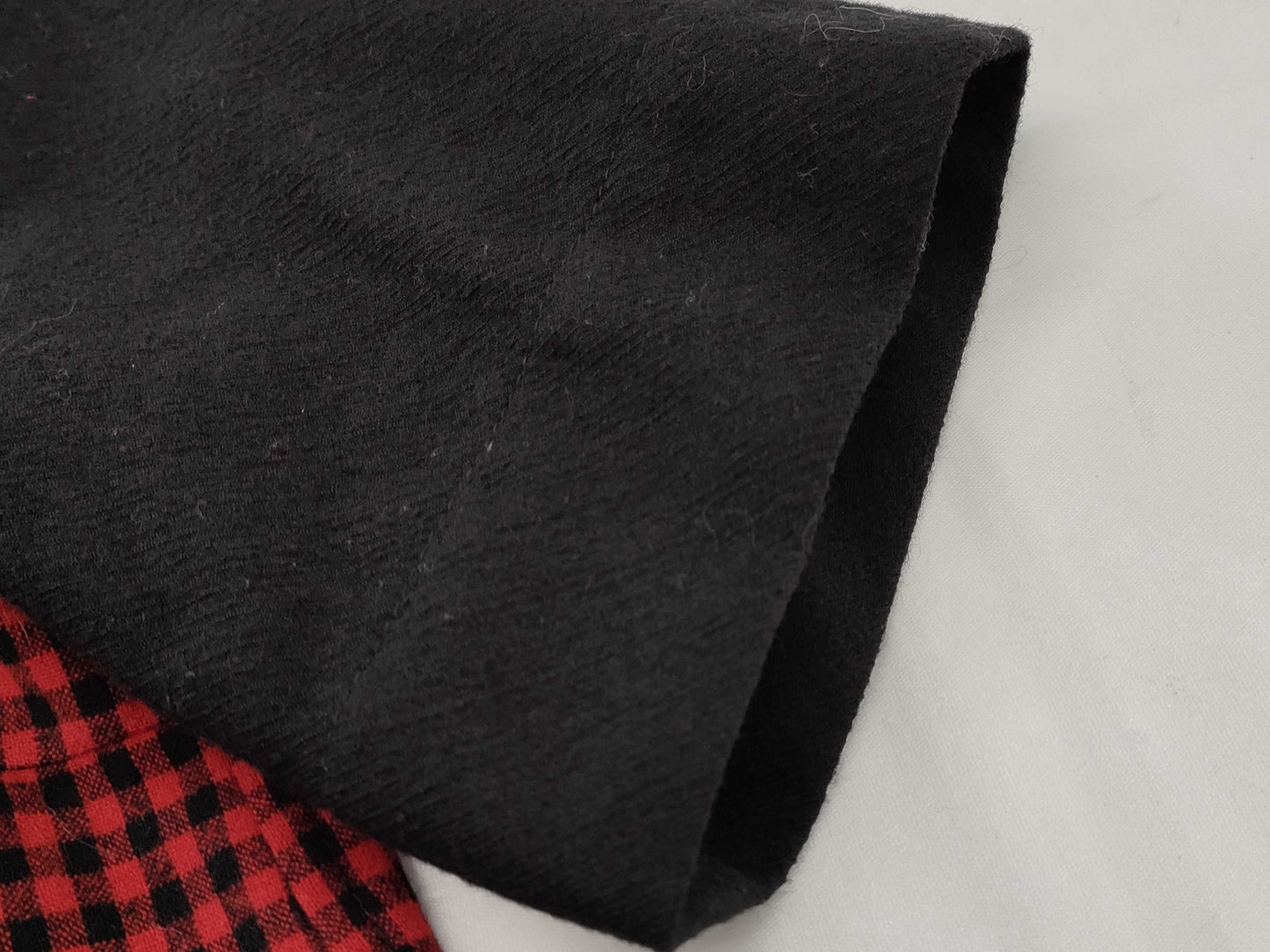 toricot COMME des GARÇONS Early Archive AD2013 Gingham Check V-Neck Wool Dress, Black/Red, Size M
