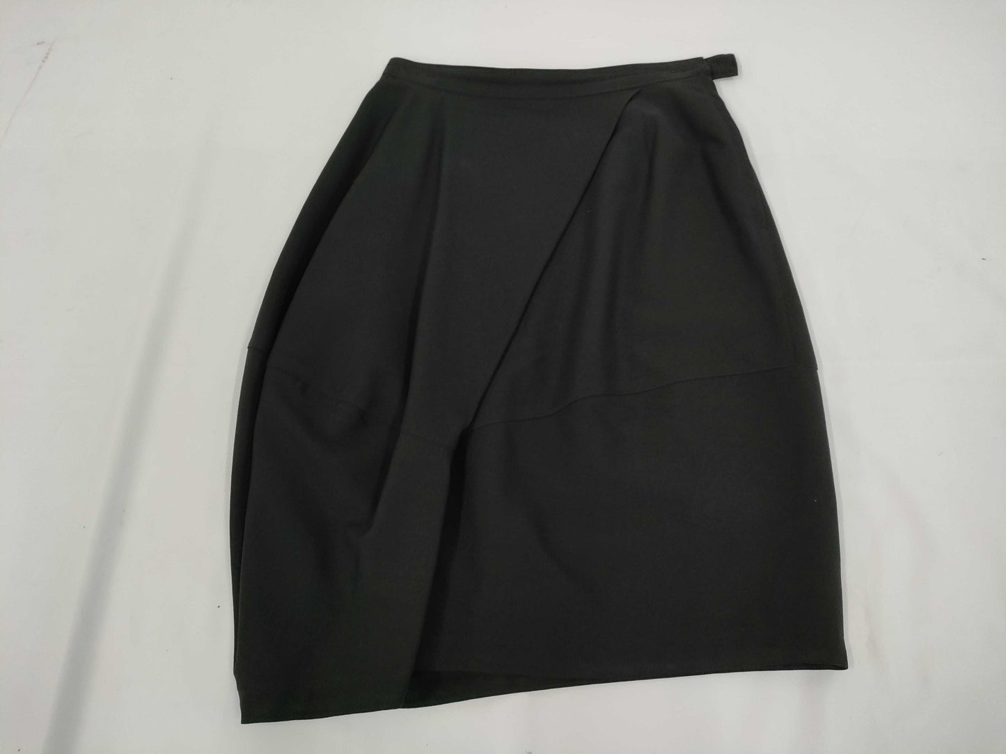 COMME des GARCONS toricot COMME des GARCONS early archive deformed wool tight skirt in black, size M