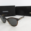 CHANEL Unused Panto Shape Eyewear Logo Brown 5523-U C1757/48 Sunglasses