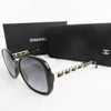 CHANEL Unused Eyewear Chain with Coco Mark Logo 5470-Q-A c.622/S6 Black Gold Hardware Sunglasses/Eyeglasses