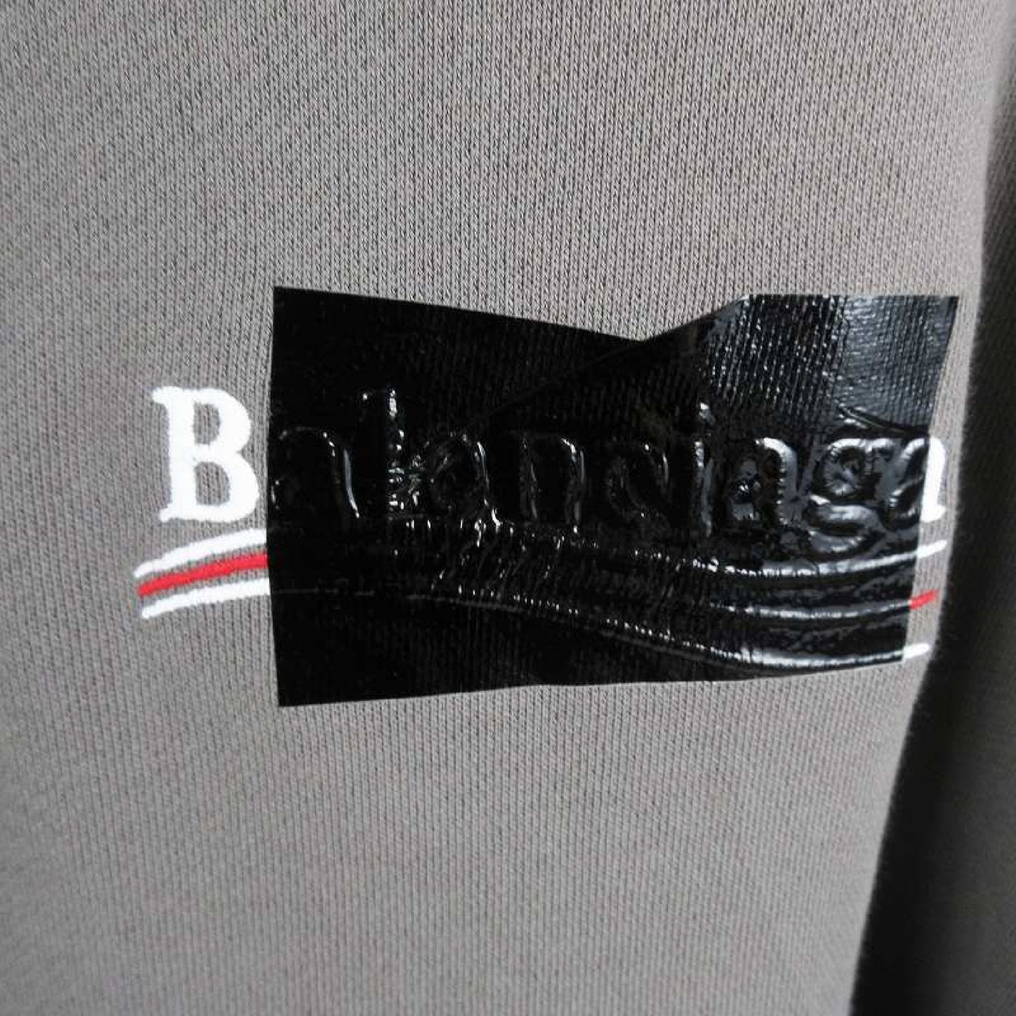 BALENCIAGA 22AW GAFFER HOODIE Campaign Logo Paint Design 713677 TNVG2 Pullover Hoodie Sweatshirt Gray L Balenciaga Japan Co., Ltd.