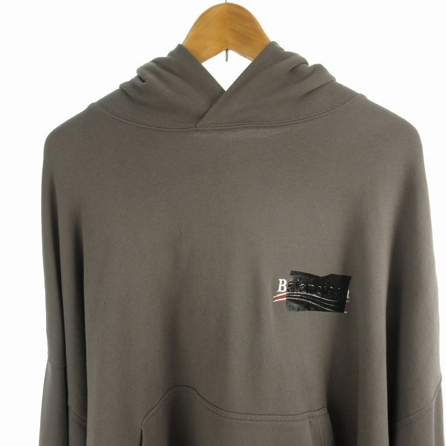 BALENCIAGA 22AW GAFFER HOODIE Campaign Logo Paint Design 713677 TNVG2 Pullover Hoodie Sweatshirt Gray L Balenciaga Japan Co., Ltd.