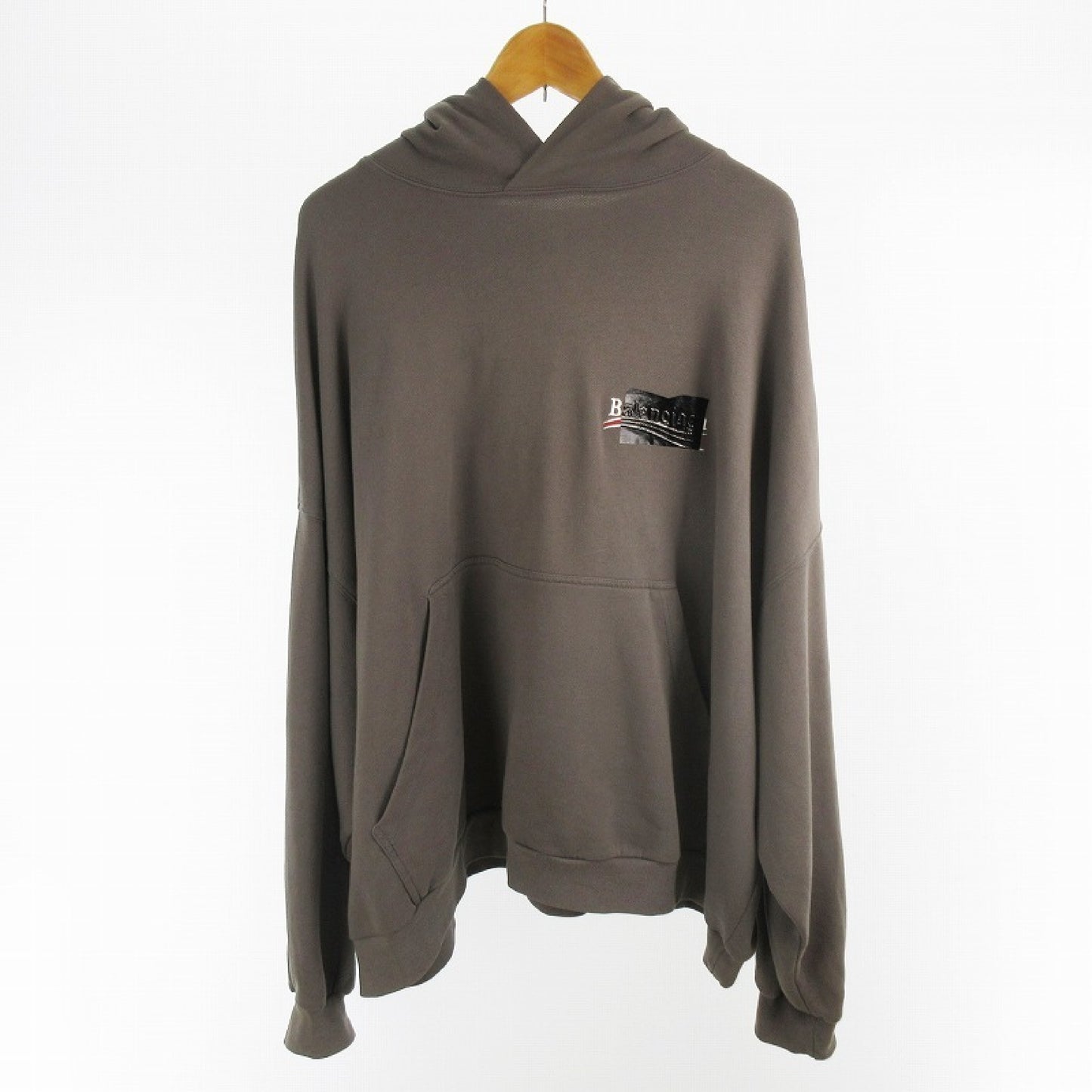 BALENCIAGA 22AW GAFFER HOODIE Campaign Logo Paint Design 713677 TNVG2 Pullover Hoodie Sweatshirt Gray L Balenciaga Japan Co., Ltd.