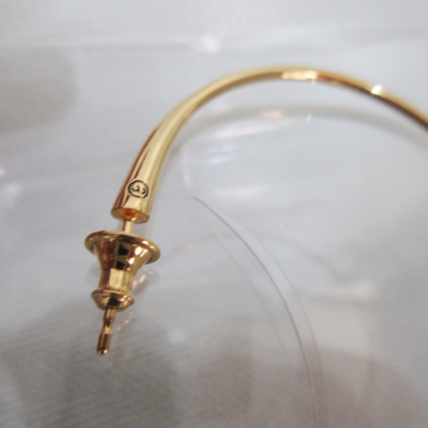 CAREERING CP1301Y PLACEBO 1301 Yellow Gold Hoop Ring, K18 SV925, Regular Price: ¥52,800