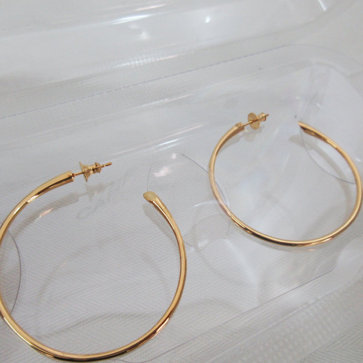 CAREERING CP1301Y PLACEBO 1301 Yellow Gold Hoop Ring, K18 SV925, Regular Price: ¥52,800