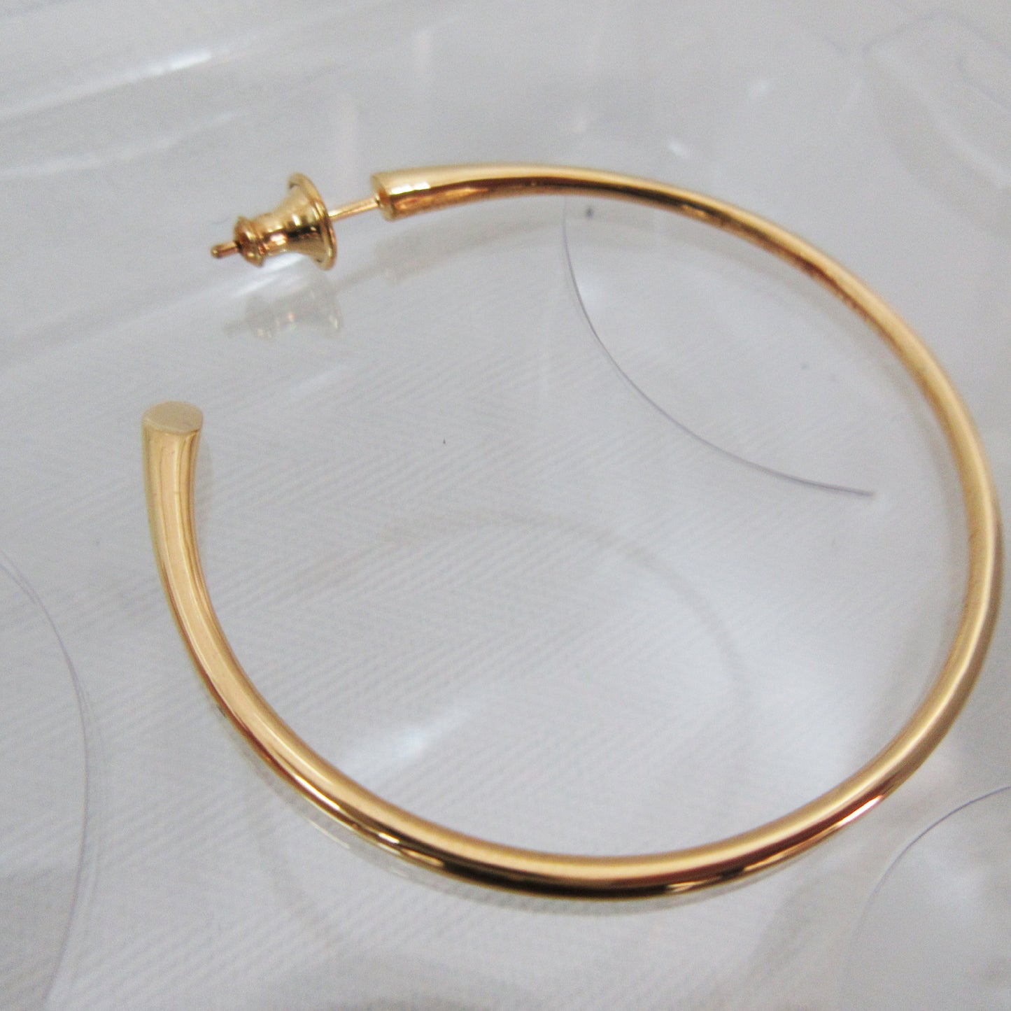 CAREERING CP1301Y PLACEBO 1301 Yellow Gold Hoop Ring, K18 SV925, Regular Price: ¥52,800