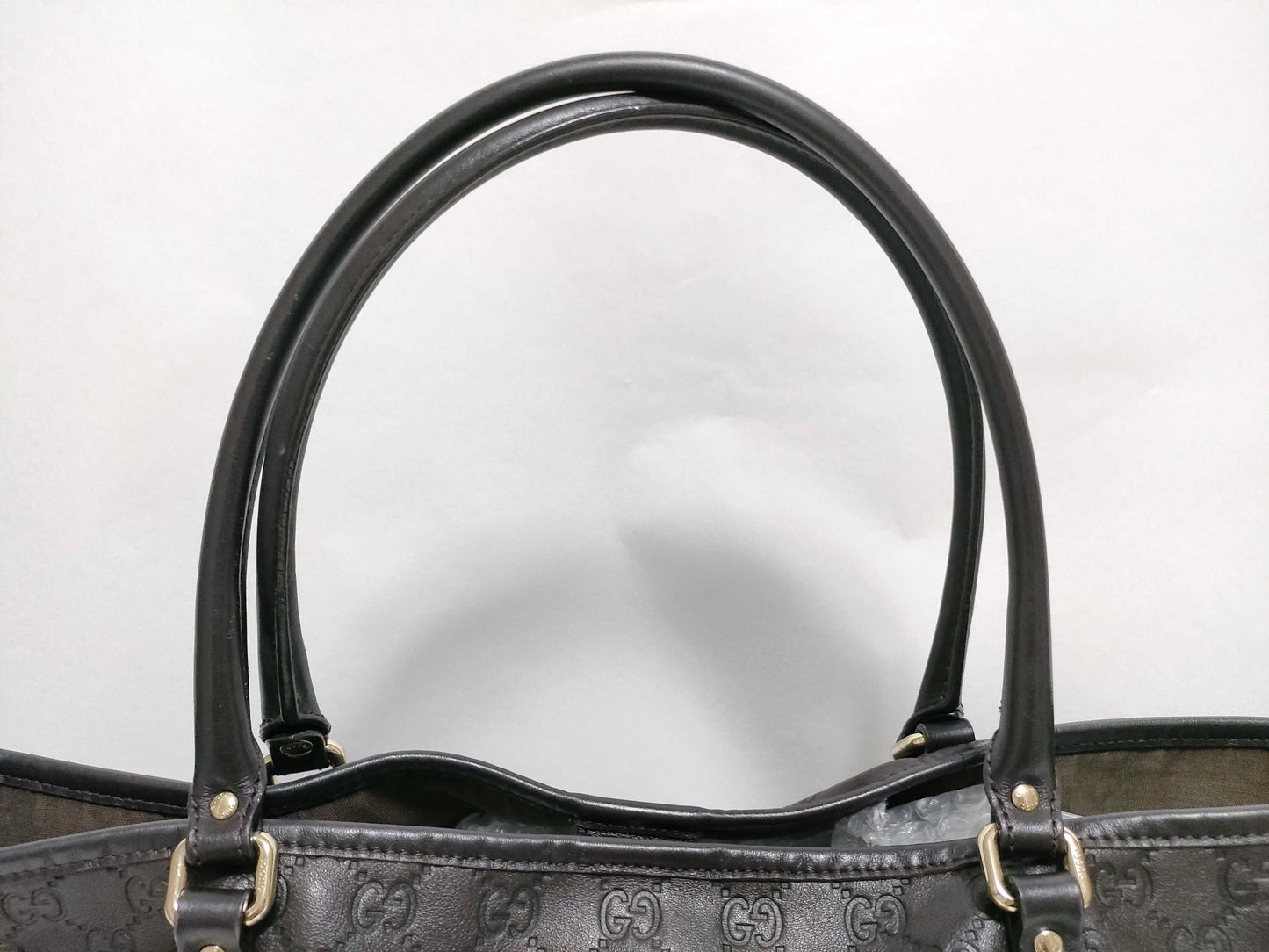 GUCCI Guccissima Gucci Tote Bag Shima Leather GG Pattern Tote Bag