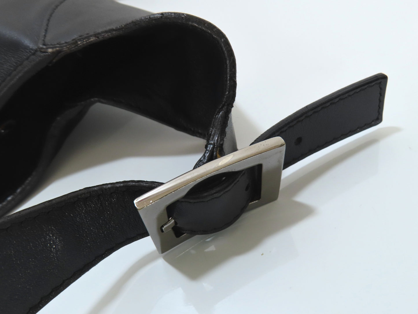 GUCCI Jackie Black Leather Bag