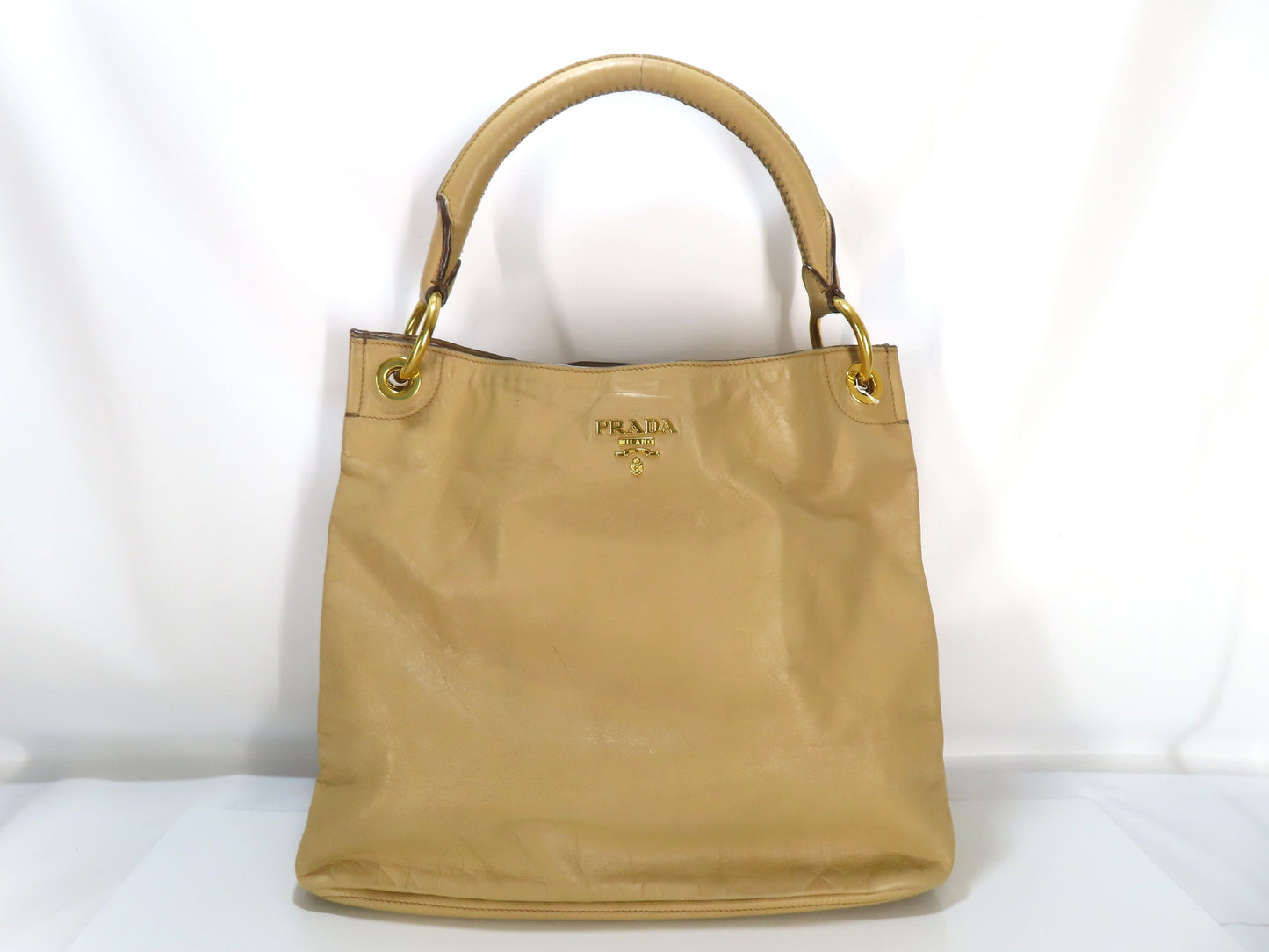 PRADA Prada One-Shoulder Bag Vitello Leather Handbag