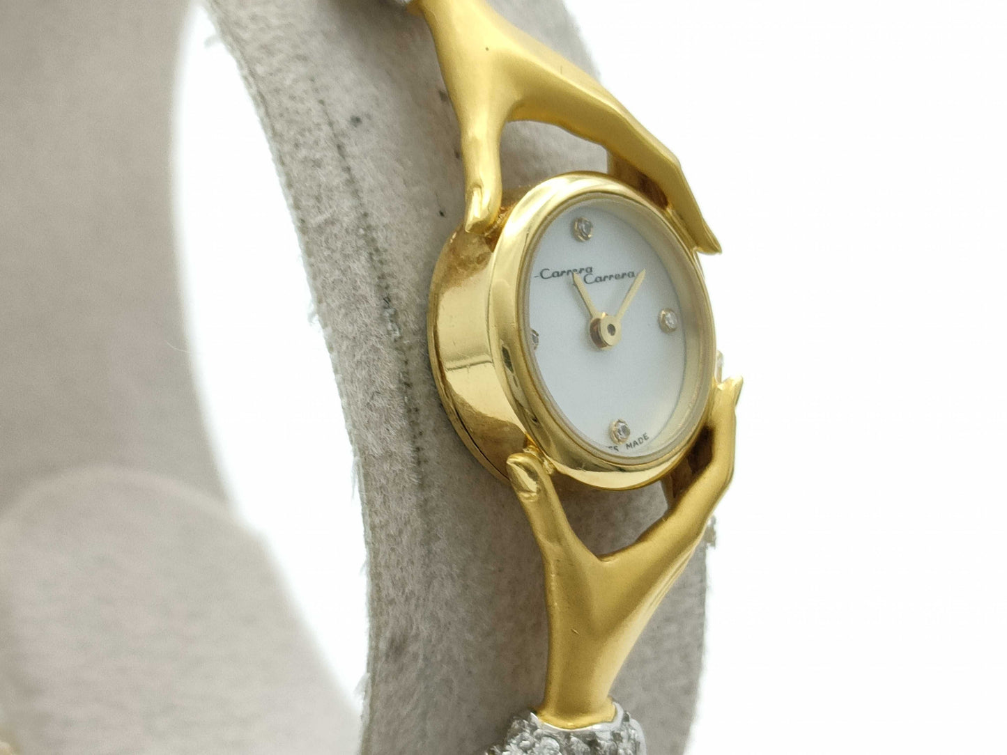 Carrera y Carrera 398 31407 108 Quartz Women's Watch with Shell Dial and Dead Battery
