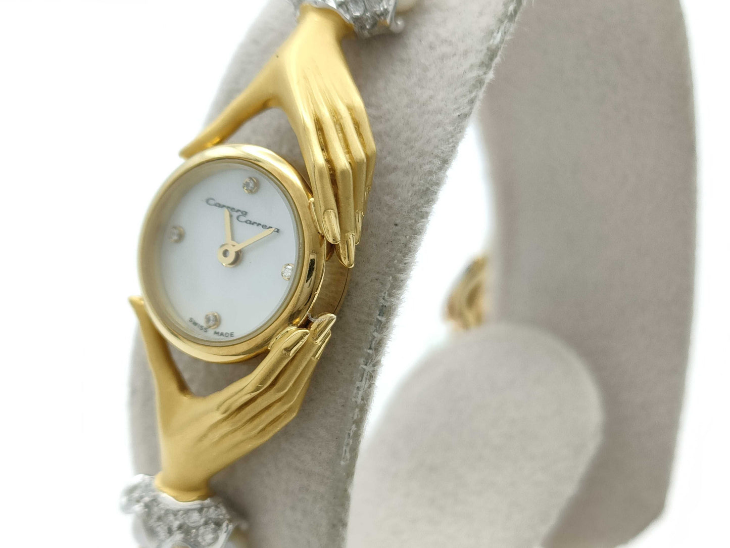 Carrera y Carrera 398 31407 108 Quartz Women's Watch with Shell Dial and Dead Battery