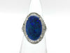 OP 6.49ct D 0.73ct PT900 11.0g Ring