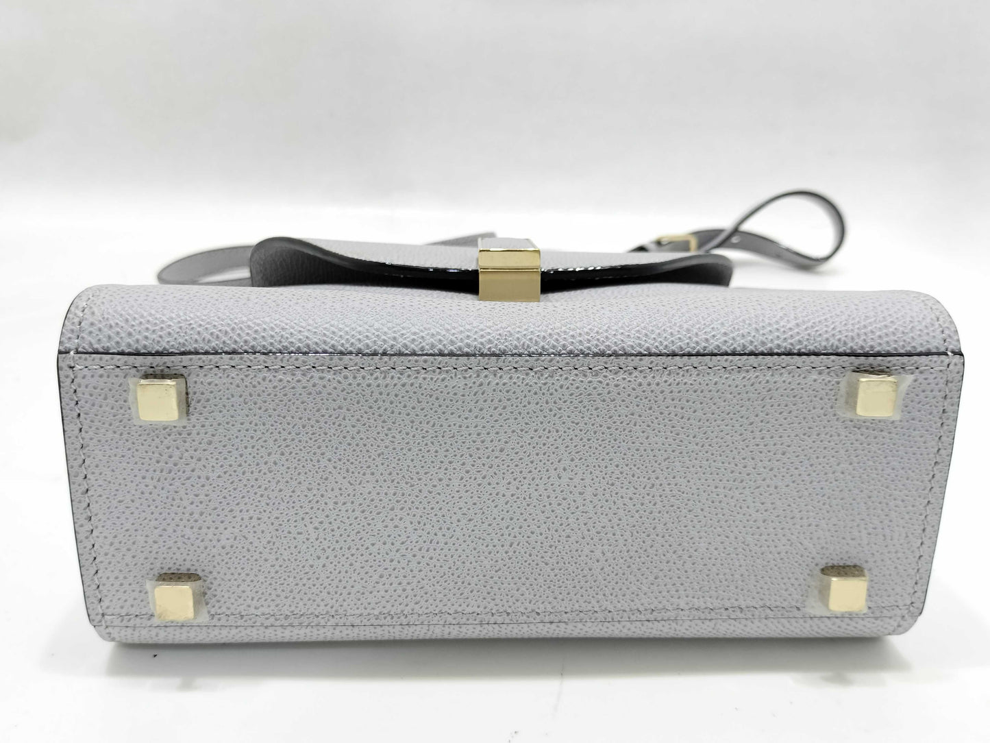 Valextra Micro Iside 2-Way Gray Handbag
