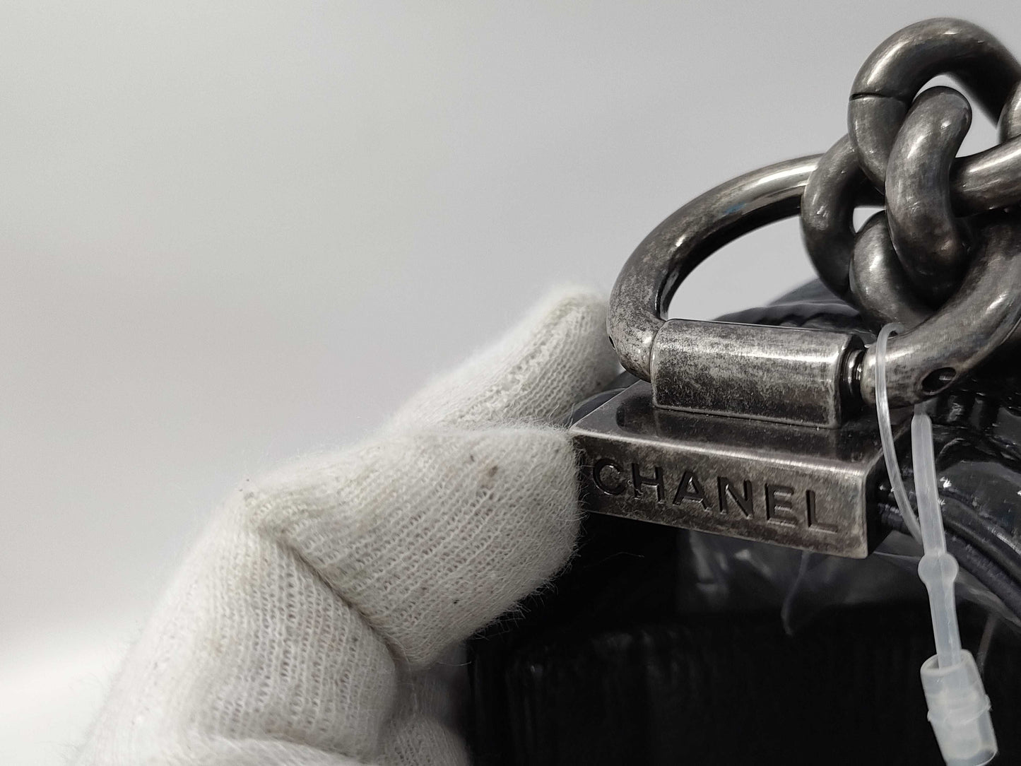 CHANEL Boy Chanel Matelasse Black 21 Series Chain Shoulder Bag
