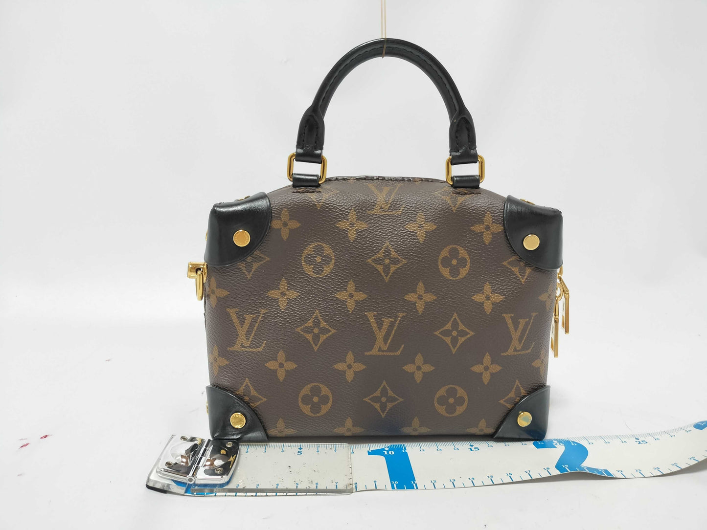 LOUIS VUITTON Monogram LOUIS VUITTON M45571 Petite Mal Soupeur Monogram RFID Enabled Handbag