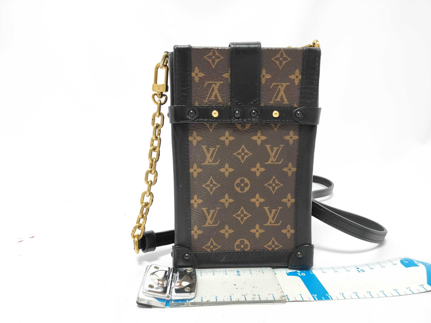 LOUIS VUITTON Monogram LOUIS VUITTON M63913 Pochette Trunk Vertical 2-way Shoulder Bag Shoulder Bag