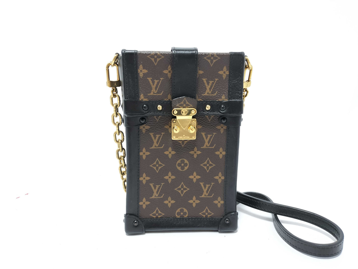 LOUIS VUITTON Monogram LOUIS VUITTON M63913 Pochette Trunk Vertical 2-way Shoulder Bag Shoulder Bag