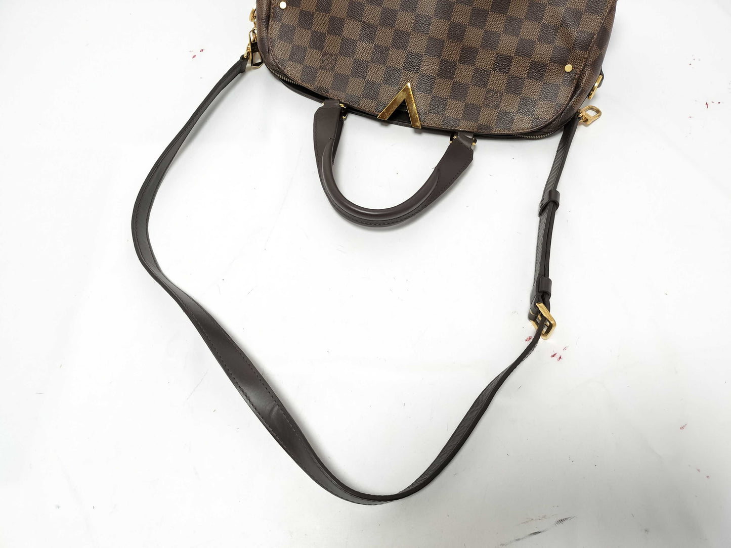 LOUIS VUITTON Damier Kensington Bowling Bag N41505 Handbag