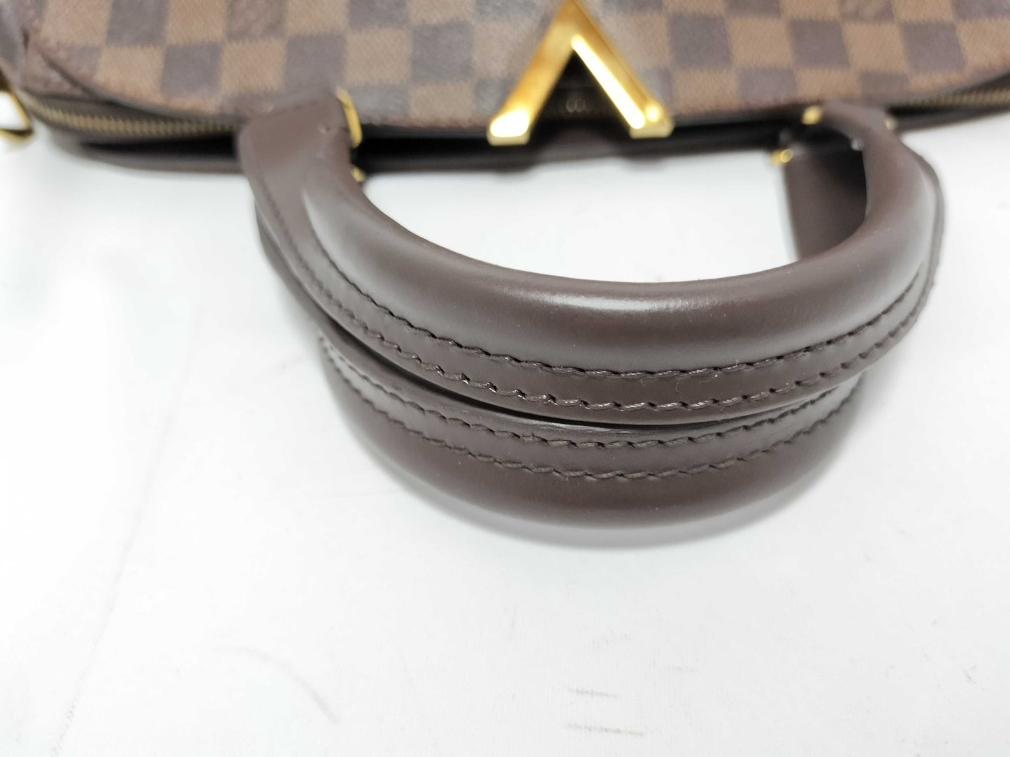 LOUIS VUITTON Damier Kensington Bowling Bag N41505 Handbag